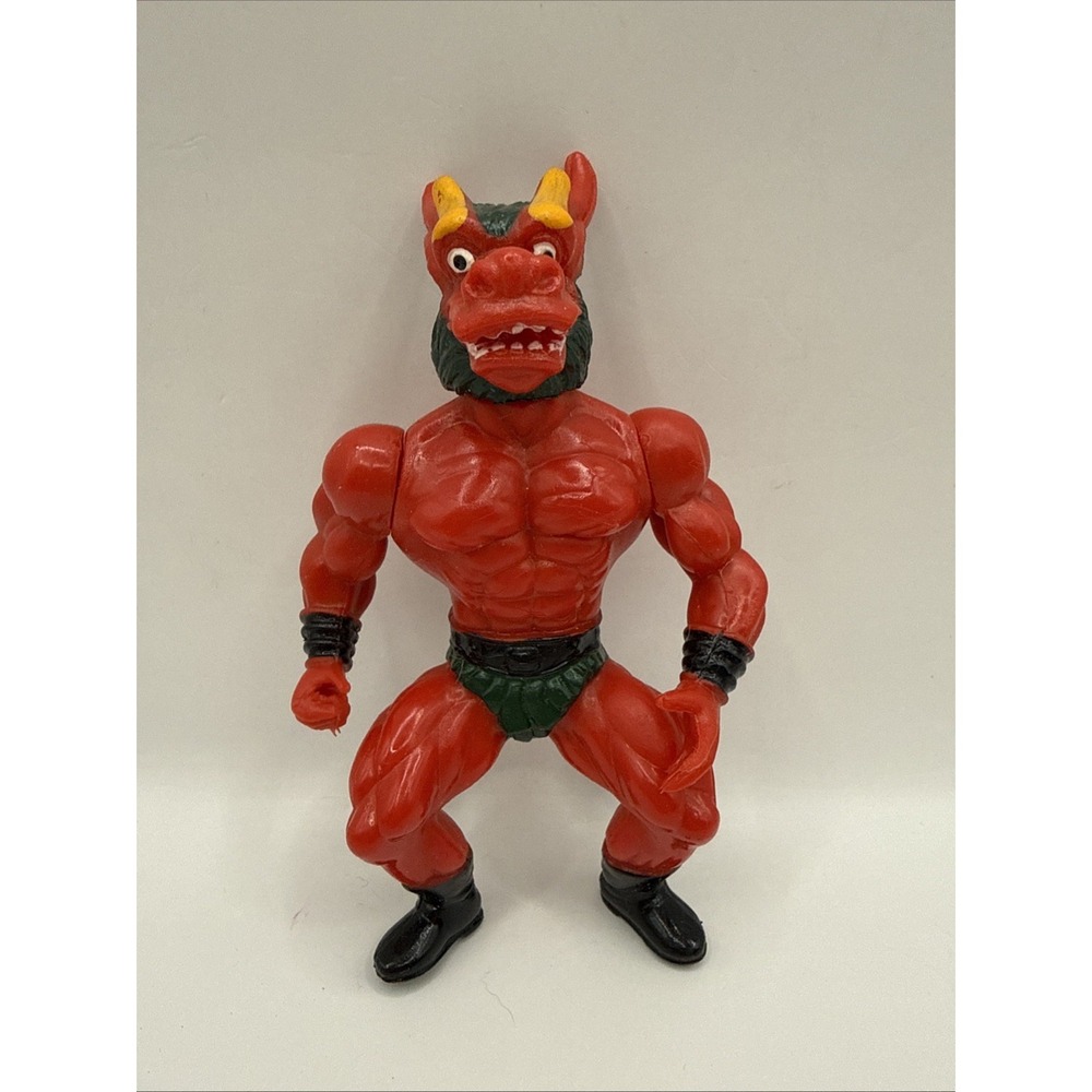 Vtg 1982 Remco Galaxy Warriors Heroes Red Dragoon Chinese Dragon Head Motu 2